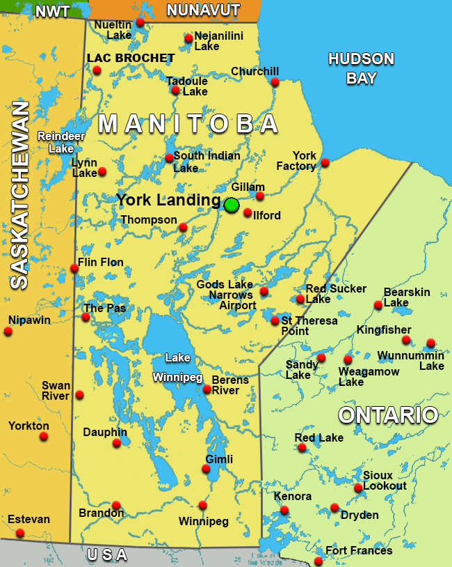 Flights To York Landing Manitoba /Charter Flight Network